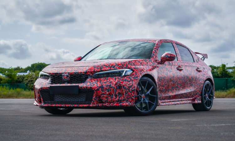 Honda Civic Type R 2023 antes del debut en 2022