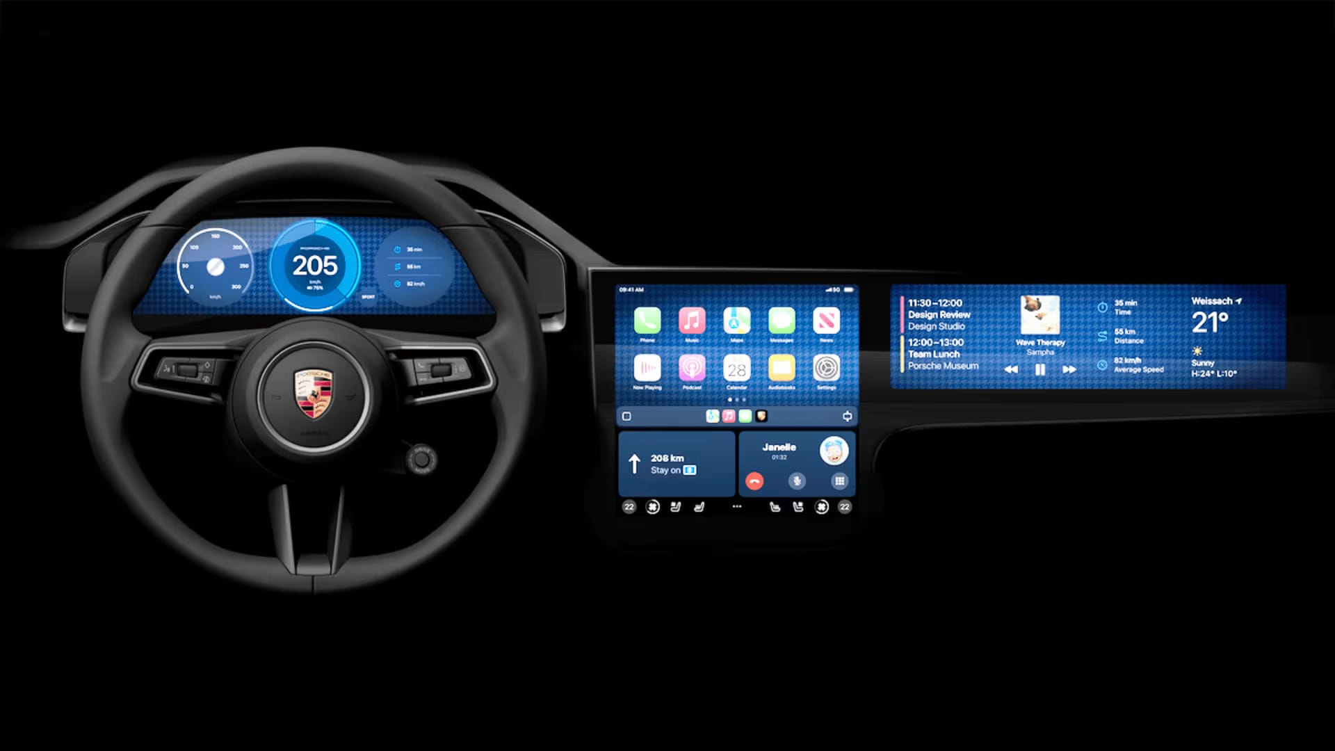 Próxima generación de Apple CarPlay llegará a Porsche y Aston Martin
