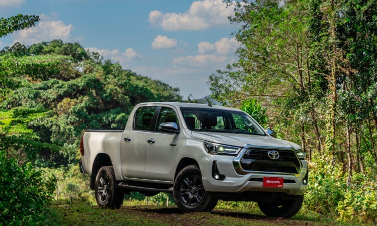 Hilux destaca en el segmento de pickups