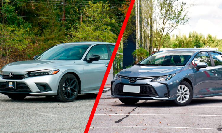 honda civic vs toyota corolla